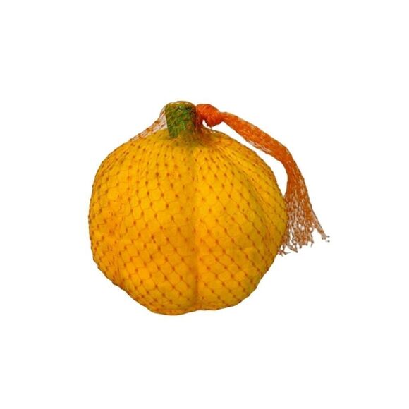 Vintage Foam Hyman Halloween Pumpkin Jack O Lantern Creepy Face Netting - Picture 3 of 5